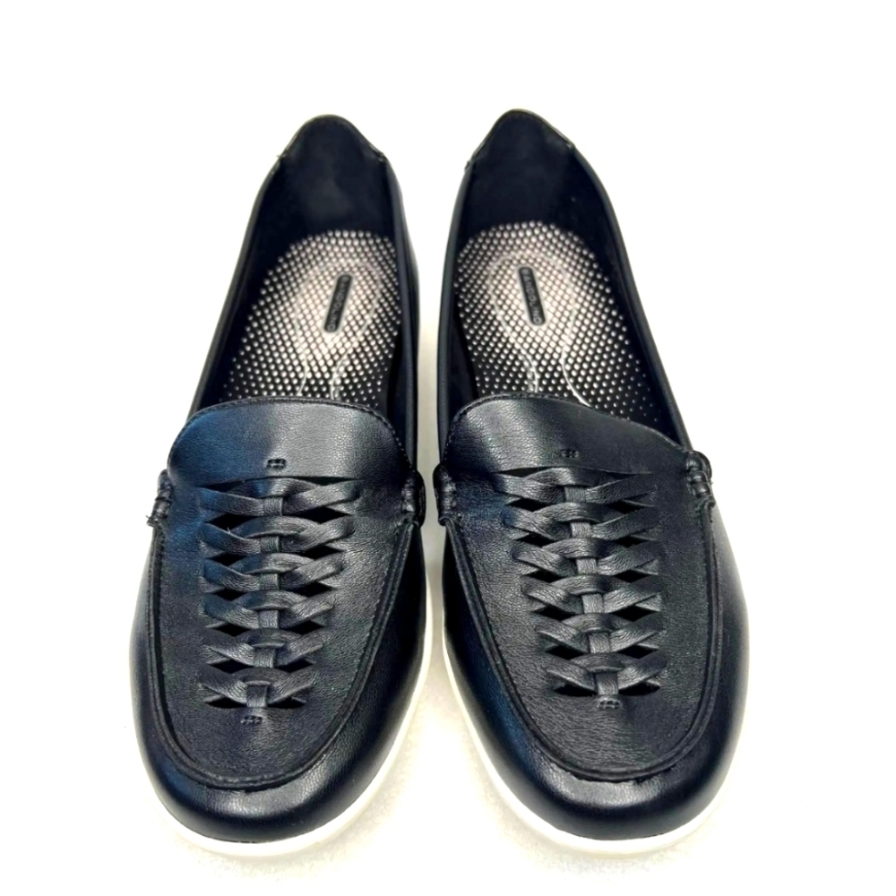 Bandolino Logan 3 Flexible blk/wht Flats sz 8M